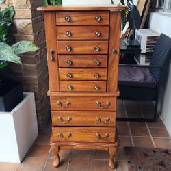 Vintage Jewelry Amoire 