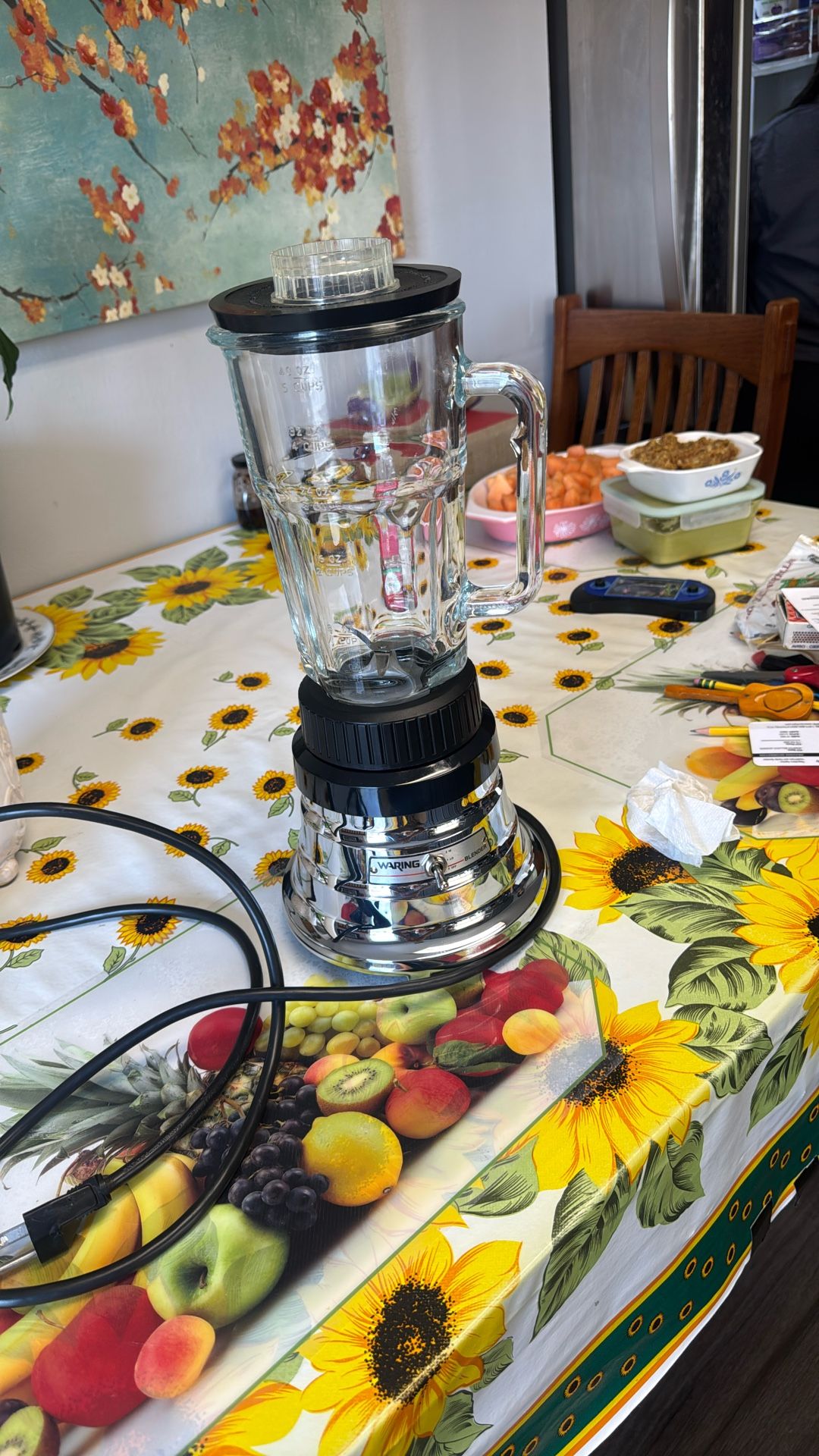 Waring Pro 51BL16 Commercial 2-Speed Electric Chrome Blender 40oz Glass Jar