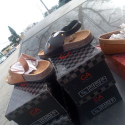 Double Strap Sandal With Sling & Loafers 