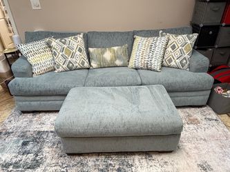 Blue Sleeper Sofa