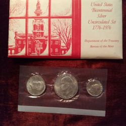 United States Bicentennial Silver Uncirculated Set 1(contact info removed)