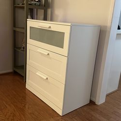 Dresser Drawer Cabinet White