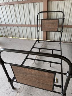 Cute metal twin bed frame