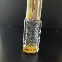 Vintage Empty Avon Topaze- Perfume Rollette- Bottle .33 Fl Oz  