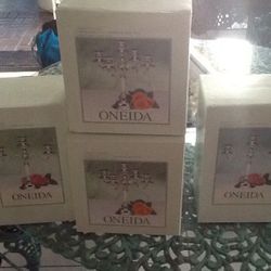 Oneida candle holders