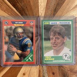 Troy Aikman Rookie Cards
