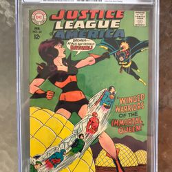 Justice League of America #60 CGC 9.6 — O/w to White; Early Batgirl; Conway Let