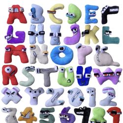 Plush , Cute Beautiful 10 Pcs Bundle Doll Alphabet Lore Plush Toy 