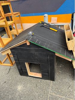 Dog house well made as is