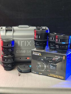 PYXIS 6K Cinema (ARRI PL) with Irix Cine 150mm, 45mm, 30mm, 21mm, 15mm, magnetic Variable filter system pro kit with hard case