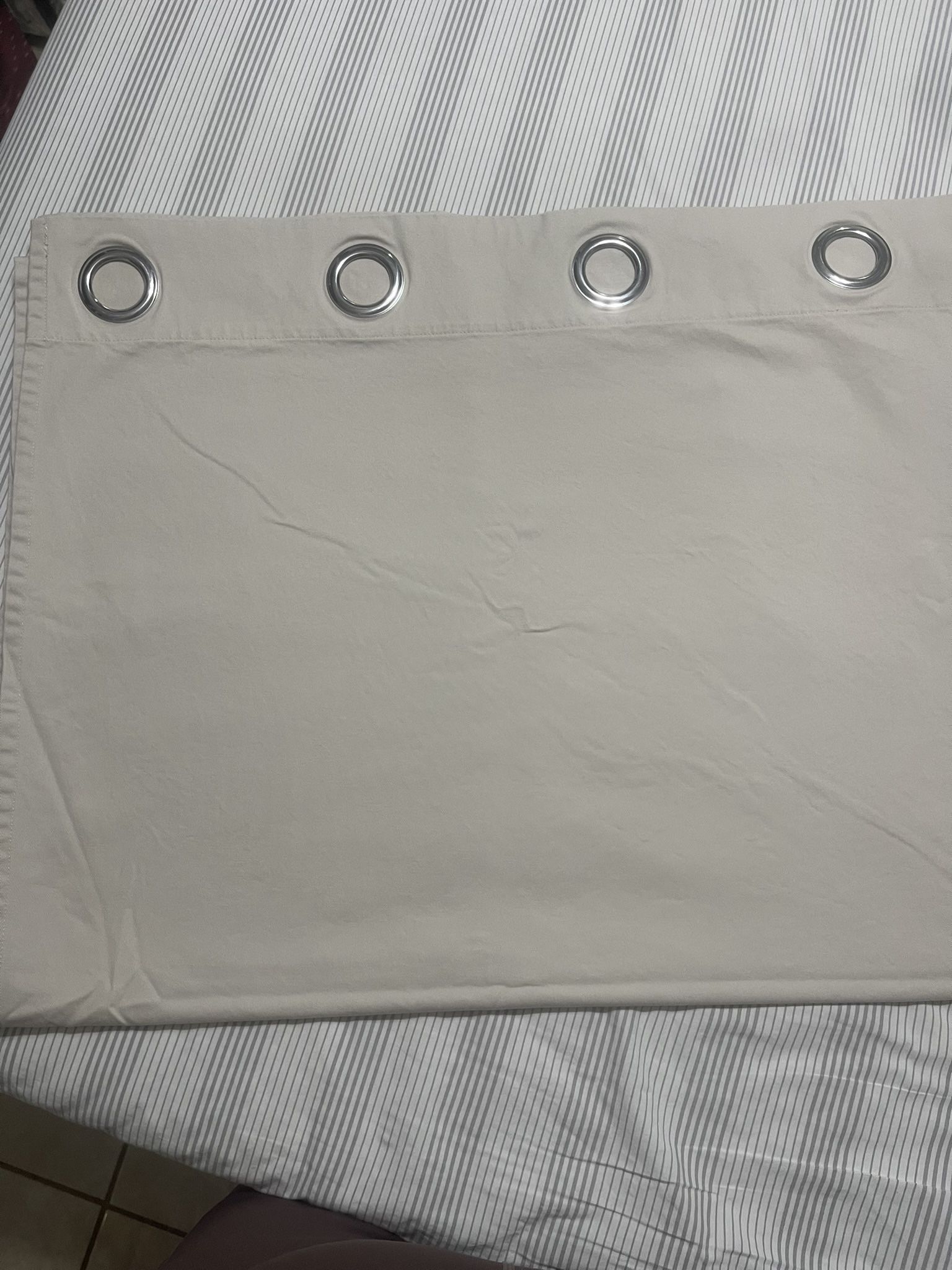 2 CURTAINS Beige Panels IKEA π― Cotton ( ea panel W58βx H 95β)