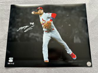 Nolan Arenado Autographed Signed St Louis Cardinals 16x20 Photo USASM JSA COA