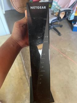NETGEAR Dual Band WiFi Cable Modem Router – 4 Ethernet Ports