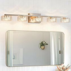 5 Light Vanity 2700K/5000K LED Nickel