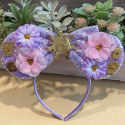 Disney Handmade Rapunzel Floral Ears 