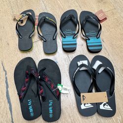 New Havaianas, Surf Bay and Quiksilver Sandals