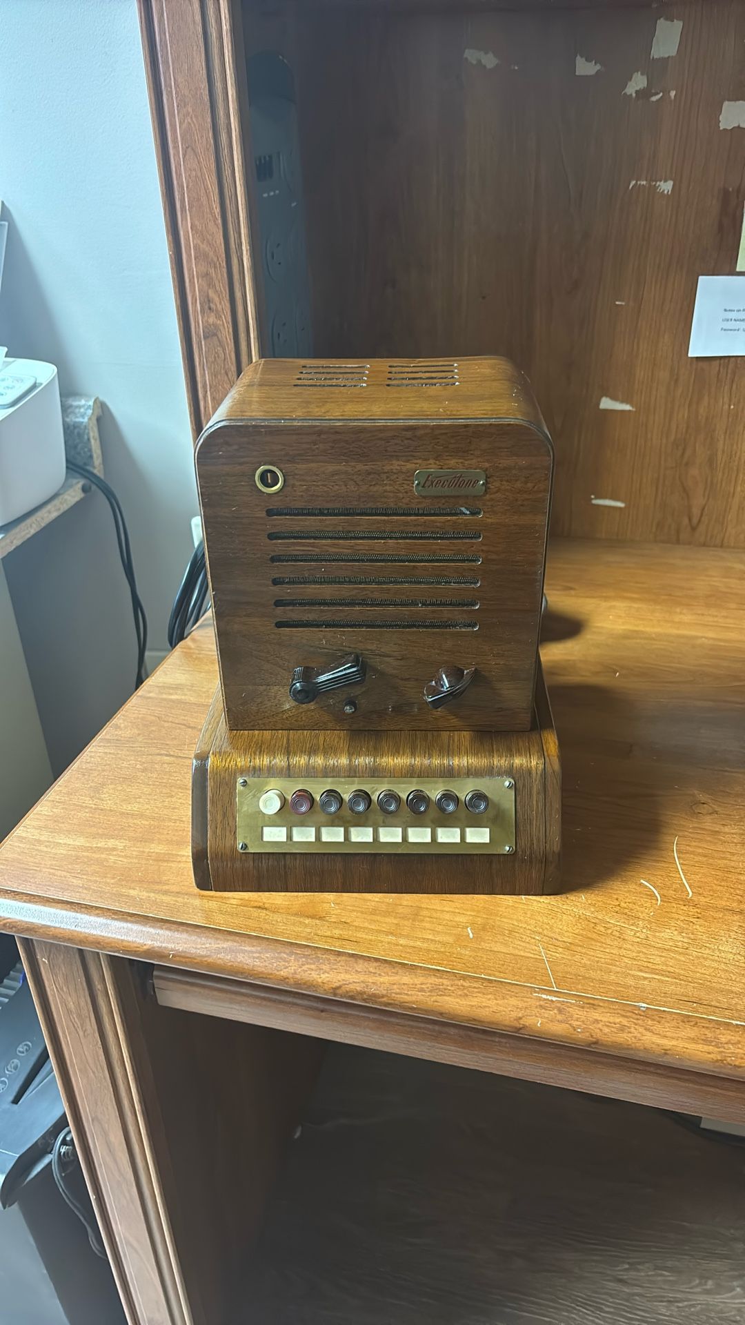 Antique Intercom Station.