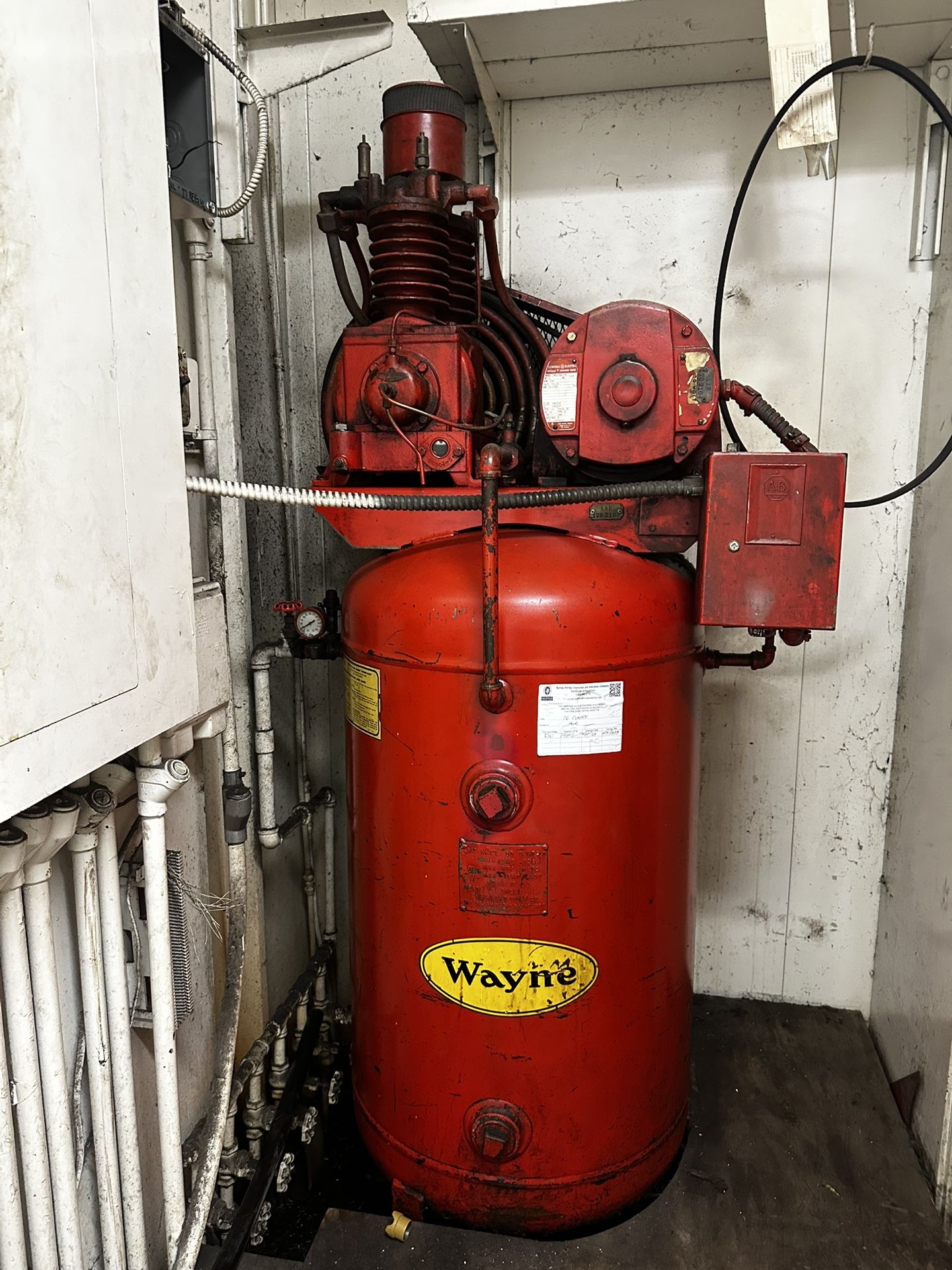 Wayne Industrial Air Compressor 