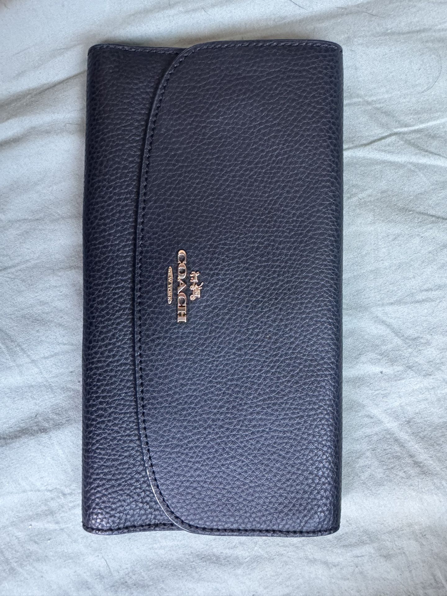 Black Leather Coach Wallet 