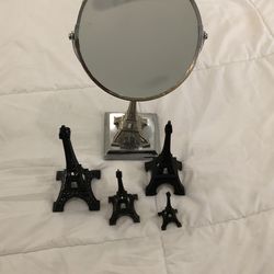 Paris Mirror, And Four Piece, Paris, Mini Stands