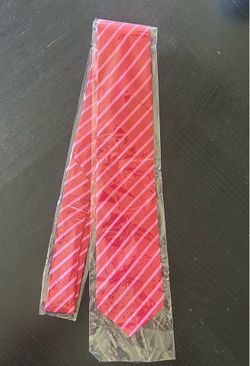 New Red Stripe Tie