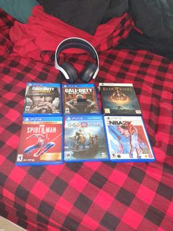 PS5, Extended Storage, PS5 Headset, Games, Controller