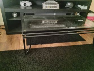 Middle glass table