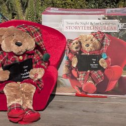 DanDee Storytelling Bear 'Twas the Night Before Christmas Talking Motionette - Animated Holiday