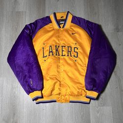 Vtg NBA LA Lakers Bomber Jacket