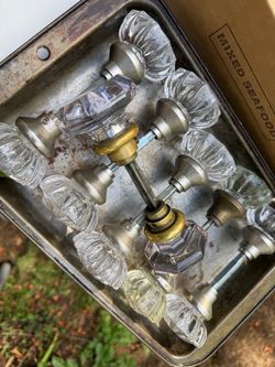 Glass doorknobs
