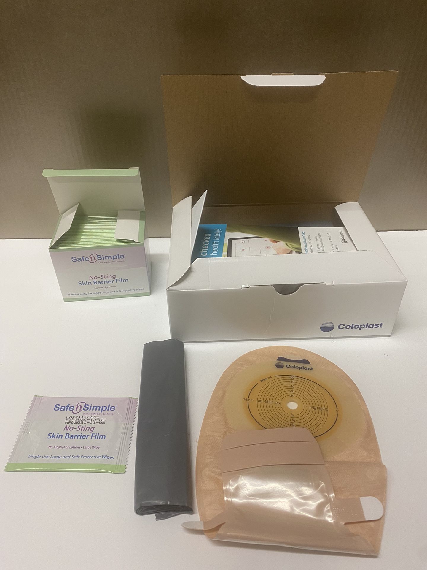 Coloplast Ostomy Pouch And Skin Barrier Film