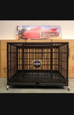 Dog pet cage kennel size 48 xl with grid and tray new in box 📦