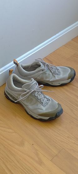 Merrell Helium Ventilator men's hiking  Shoes Gray Taupe Tan Orange Size 10
