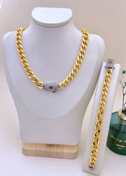 Jewellery Set Plated Gold