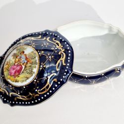 👌 Limoges Porcelain Trinket Box 👌