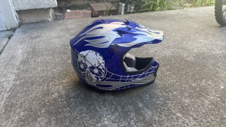 Dot certified dirtbike helmet