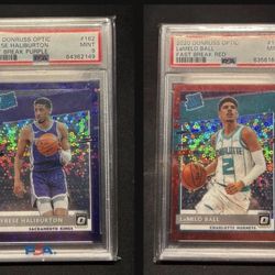 Tyrese Haliburton And Lamelo Ball Numbered Rookie