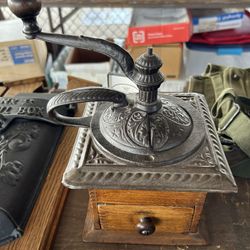Vintage Iron Coffee Grinder