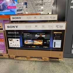 65 “ Sony smart 4K BRAVIA 8 HDR 120HZ OLED TV 