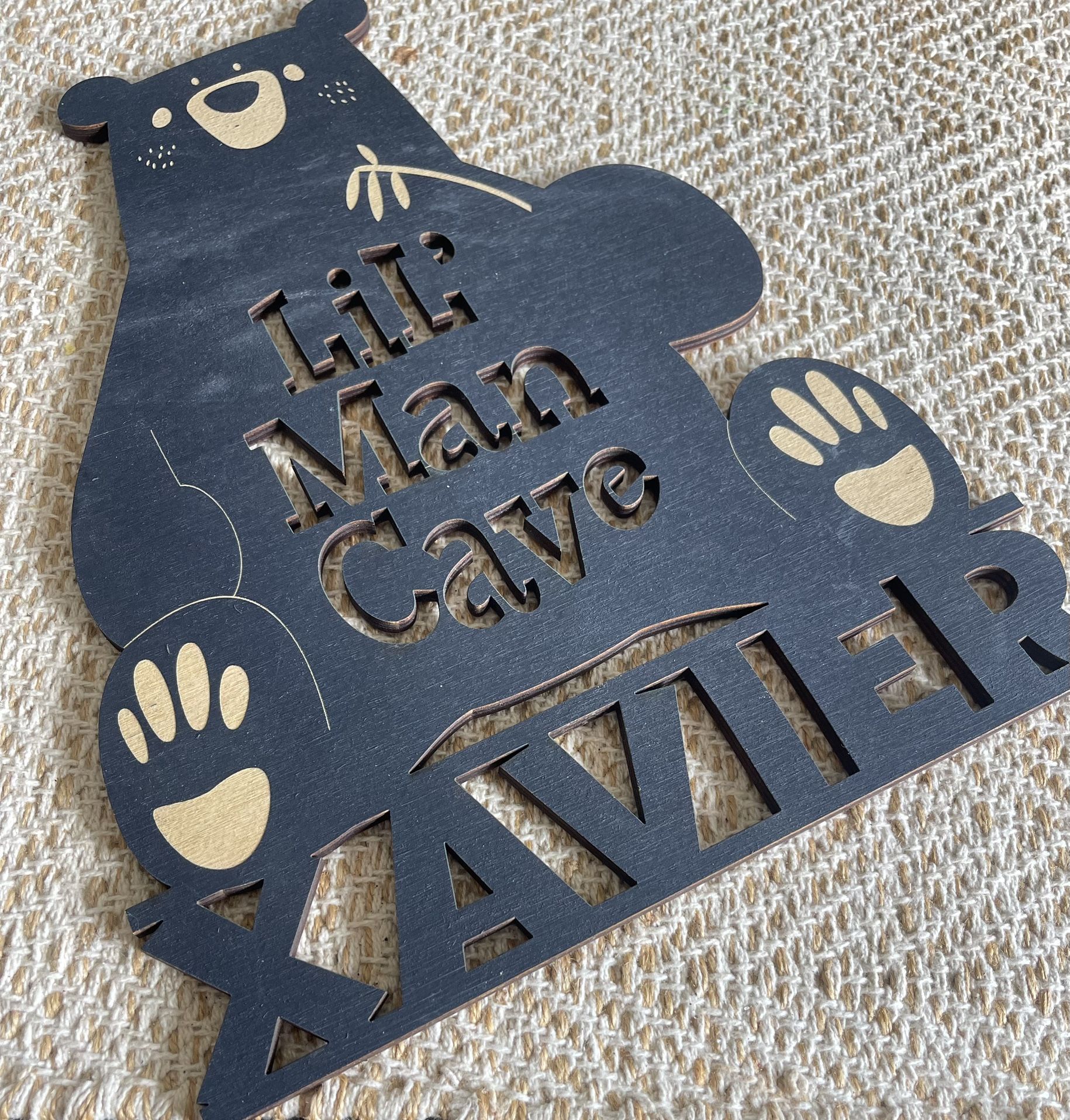 Lil Man Cave Sign $3