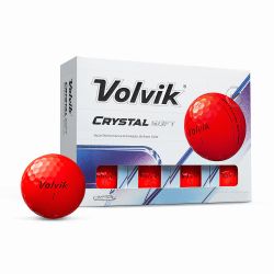 Volvik Crystal Soft Dozen Red Golf Balls