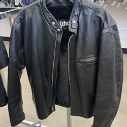 Schott Classic Racer Letter Motorcycle  Jacket size 48