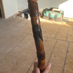 Hand carved cane