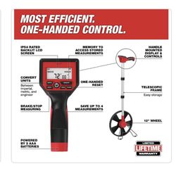 Milwaukee 12 in. Digital Measuring Wheel