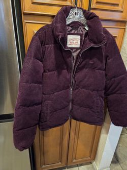 Womens Levi Puffer Corduroy Jacket