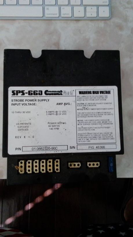 Whelen SPS-660 Comet Flash strobe power supply