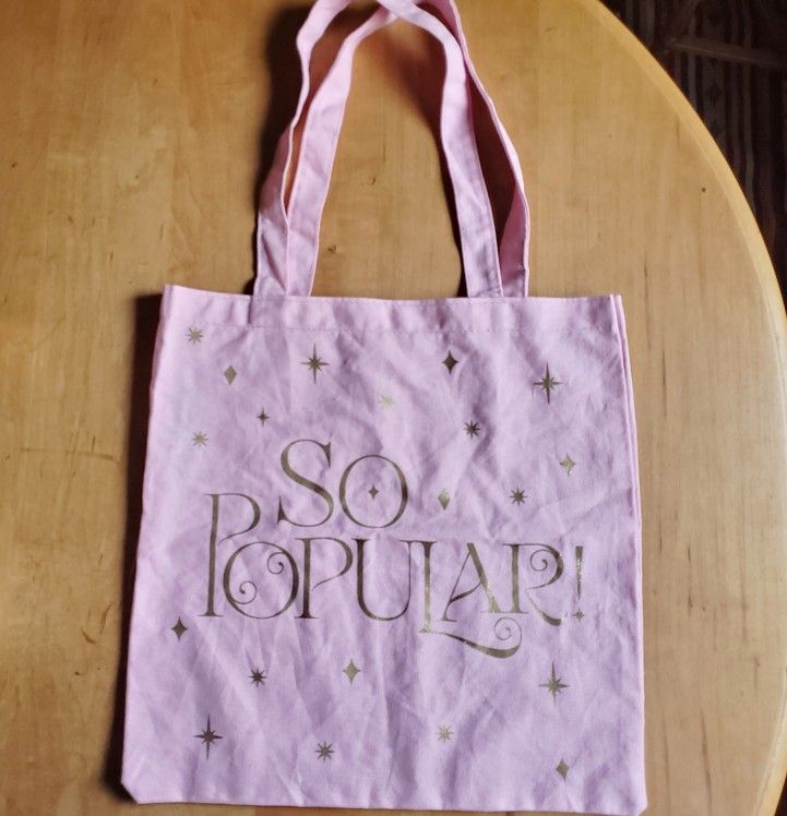 Wicked Glinda So Popular Pink Tote Bag
