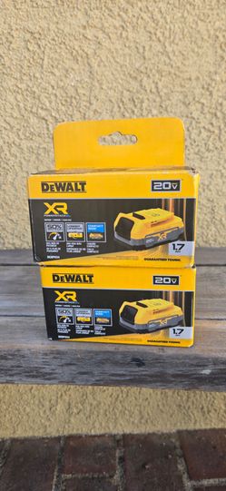 Dewalt 20v Batteries Power Stack 1.7 XR Brand New Price For Both