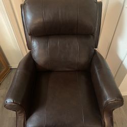Small Leather Recliner