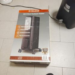 Pelonis Oil-Filled Radiator Heater 1500W - Like New in Box!